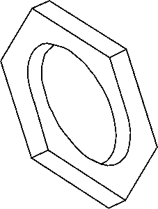 Ambihelical Hexnut